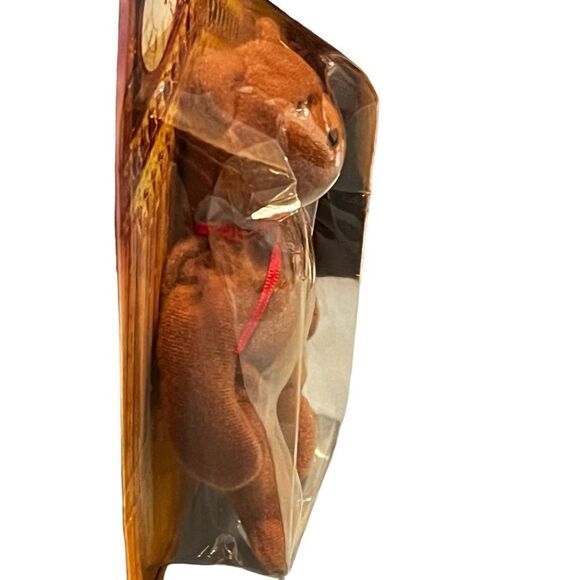 TY McDonalds Teenie Beanie Baby BRITANNIA the Bear date of birth 1997 OPENED - Picture 6 of 12